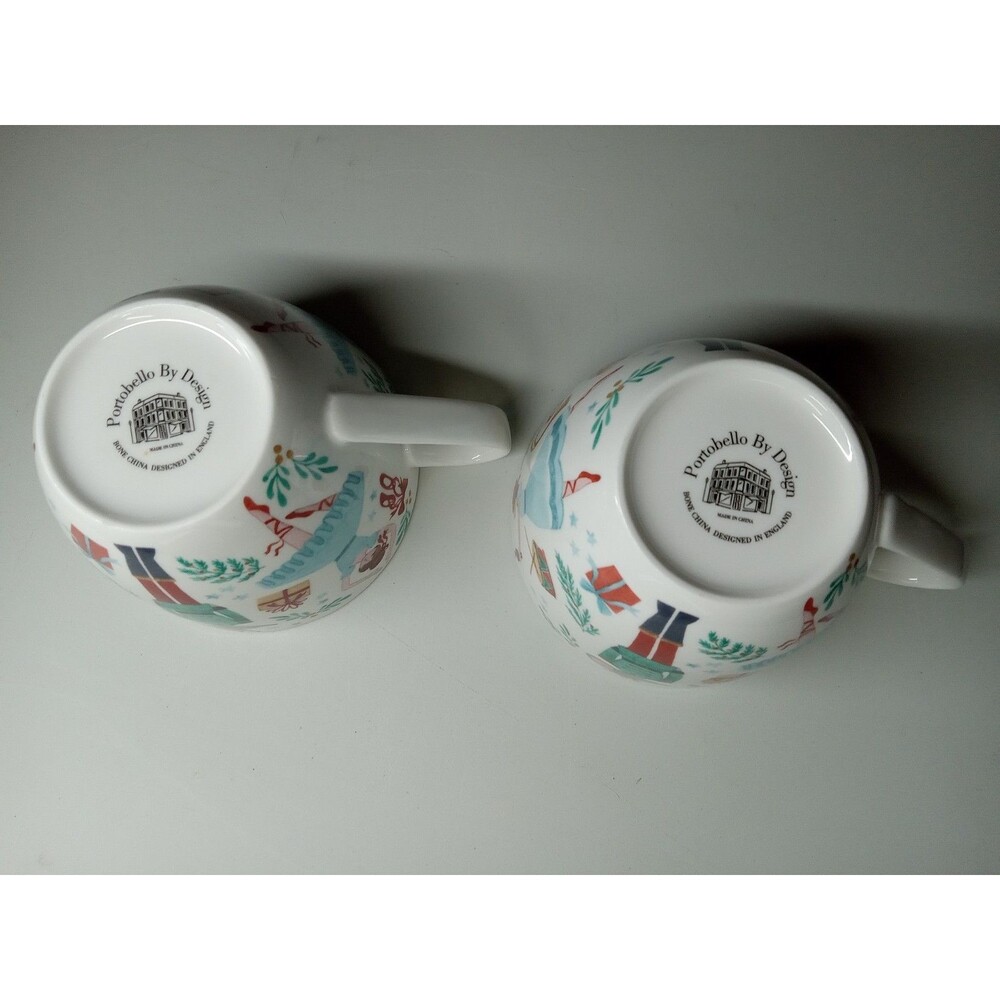 2 Portobello By Design Coffee Soup Mug Christmas Nutcracker Ballerina Gifts Drum - Picture 6 of 8